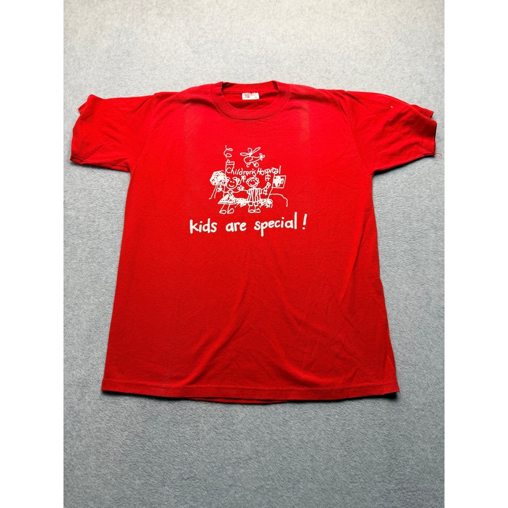 Sunbelt Sportswear Kids Are Special Childrens Hospital Graphic T-Shirt Red XL